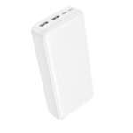 Borofone v&auml;line akupank 20000mAh BJ78A Clever &mdash; 2xUSB &mdash; valge