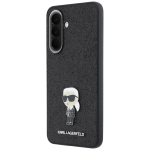 KARL LAGERFLED kaitse&uuml;mbris SAMSUNG A57 mudelile KLHCSA57GKNPSK (Fixed Glitter Ikonik Logo Metal Pin) must