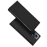 DUX DUCIS Skin Pro kaitse&uuml;mbris &ndash; sile nahk, m&otilde;eldud Redmi Note 12 5G jaoks, must