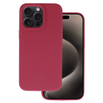 Silicone Lite kaitse&uuml;mbris iPhone 16 Pro mudelile burgundi v&auml;rvi