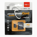 IMRO microSD 256 GB m&auml;lukaart, Class 10 UHS-3, kuni 100 MB/s + SD adapter