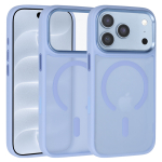 Kaitse&uuml;mbris iPhone 18 Pro Max/17 Pro Max &ndash; Liavec Cloudy metallist kaameraraamiga (juhtnupp), leduszils