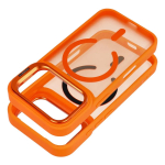 Kaitse&uuml;mbris iPhone 17 Pro / 18 Pro mudelile Forcell F-Protect Shadow Stand Premium, &uuml;hilduv MagSafe&rsquo;iga, oranž