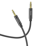 HOCO 3,5 mm audio kaabel 3,5 mm pesasse UPA19 2 m must