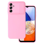Kaitse&uuml;mbris Camshield Soft Samsung Galaxy A14 4G/5G jaoks, hele roosa