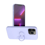 Kaitse&uuml;mbris SILICONE RING, m&otilde;eldud IPHONE 13 Pro-le violetne
