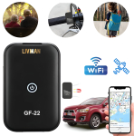 USB laetav ja magnetiliselt kinnitatav mini GPS-j&auml;lgija LIVMAN GF-22 koos 365GPS rakendusega s&otilde;idukite, inimeste, koduloomade ja pagasi j&auml;lgimiseks ning j&auml;relevalveks, must
