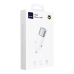 WiWU &mdash; auto laadija Mars-seeria Wi-QC021 30 W PD+QC 1xUSB C &mdash; valge