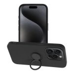 Kaitser&otilde;ngas SILICONE RING iPHONE 15 Pro jaoks, must