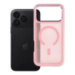 Kaitseraud iPhone 18 Pro Max / 17 Pro Max &ndash; Forcell F-Protect Smoke Hybrid Premium, roosa (MagSafe)