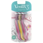 Gillette Venus 3 Dragonfruit &uuml;hekordsed naiste raseerijad (3 tk)