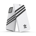 iPhone 12 / 12 Pro 6,1" kaitseraam &ndash; valge ja &ndash; Adidas OR Booklet PU, must