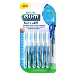 GUM Sunstar GUM hambavahehari 1314 TRAV-LER 0.8 mm 6 tk
