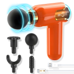Massaažip&uuml;stol LIVMAN LC-002 9 kiiruse režiimiga ja 4 vahetatava otsakuga, 1800mAh, 30W, oranž