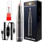 K&uuml;&uuml;neviil LIVMAN UV-201 manik&uuml;&uuml;riks ja pedik&uuml;&uuml;riks, 1 universaalse otsikuga, USB-juhtmega, 20 W, 35 000 p&ouml;&ouml;ret minutis, hall