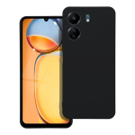 Silikoonkaitsekate SILICONE XIAOMI Redmi 13C / POCO C65 jaoks, must