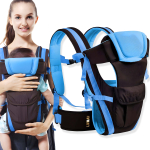 Erinevatele vanustele kohandatav ergonoomiline lapse kandekott LIVMAN Q835 4 kandmisv&otilde;imalusega, 3,5&ndash;15 kg, 4&ndash;18 kuud, sinine