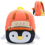 Pehme plushist seljakott LIVMAN AB-701 lastele loomateemalise disainiga &ndash; pingviiniga