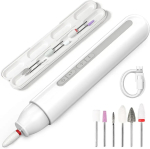 TouchBeauty TB-1738 6 &uuml;hes elektriline juhtmeta manik&uuml;&uuml;ri ja pedik&uuml;&uuml;ri k&uuml;&uuml;neviilide otsikute komplekt
