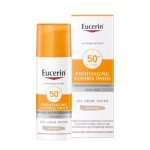 N&auml;okreem p&auml;ikesekaitseks Eucerin Sun Photoaging Control toonitud geel-kreem SPF50+ Medium 50 ml