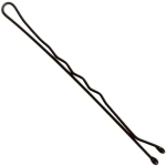 Sibel lainelised juukseklambrid 50 mm, mustad &ndash; 24 tk pakendis