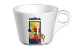 Komplekt: 2 cappuccino tassi ja 2 alust &bdquo;Window&ldquo;