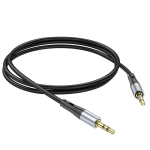 Hoco UPA22 AUX-kaabel, 3,5 mm&ndash;3,5 mm, 1 m &ndash; must