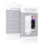 Karastatud kaitseklaas Full Glue Easy-Stick Box iPhone&rsquo;i 16 mudelile, must
