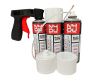 NHOU&reg; Selge roostevastase pihusti komplekt &ndash; 3 &times; 400 ml + mugavast haardest k&auml;epide
