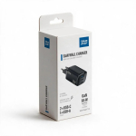 Blue Star Nano GaN VT-335 seinalaadija 65 W, 2&times; USB-C + USB-A, PD/QC4.0, must