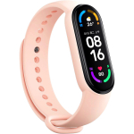 Nutitelefonikella rihm Xiaomi Mi Band 5/6/7 jaoks, hele roosa