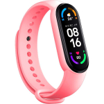 Nutika kella rihm Xiaomi Mi Band 5/6/7 jaoks, roosa