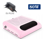 K&uuml;&uuml;ne tolmukoguja LIVMAN BQ-858-8Plus manik&uuml;&uuml;riks ja pedik&uuml;&uuml;riks p&ouml;&ouml;rleva reguleeritava v&otilde;imsusnupuga, 80 W, roosa