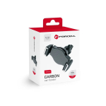 Autotelefonit hoidik Forcell F-Grip Carbon H-CF509 ventilatsiooniava, must