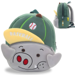 Pehme plush-seljakott LIVMAN AB-701 lastele loomateemalise disainiga &ndash; notsuga