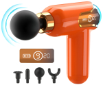 Massaažip&uuml;stol LIVMAN LC-002 9 kiiruse režiimiga ja 4 vahetatava otsikuga, 1800mAh, 30W, oranž