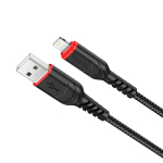 HOCO USB-kaabel iPhone Lightning 8-kontaktiline 2,4A VICTORY X59 1 meeter must