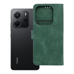 TENDER raamatu stiilis &uuml;mbris Xiaomi mudelile Redmi Note 14 5G, roheline
