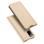 Samsung Galaxy A03s kuldne kaitsekorpus &ndash; Dux Ducis Skin Pro raamatu&uuml;mbrise t&uuml;&uuml;p