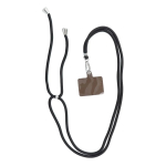 SWING telefoni rihm, 6 mm, kuni 165 cm, must