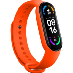 Nutika kella rihm Xiaomi Mi Band 5/6/7 jaoks, oranž