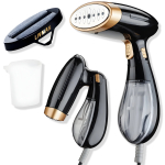 Auruti LIVMAN KW-001 erinevate kangaste triikimiseks, kokkupandava funktsiooniga mugavaks kandmiseks ja 130 ml veepaagiga, 1500 W, must