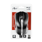 Art Optiline juhtmevaba hiir USB AM-97 must