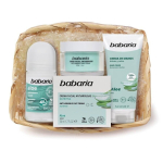 Babaria Aloe Vera kinkekomplekt (Aloe Vera kreem 225 ml + rull-on deodorant + k&auml;tekreem 100 ml)