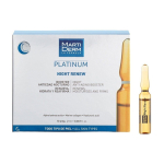 &Ouml;&ouml;seks kasutatav h&uuml;aluroonhappega nahahooldusseerumi ampull MartiDerm Platinum Night Renew, 10x2 ml