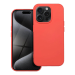 Silikoonist kaitse SILICONE iPhone 15 Pro peach jaoks