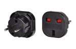 Laadija adapter - Inglismaa-Poola - Must