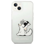 KARL LAGERFELD Choupette Fun Hard kaitse&uuml;mbris Original KLHCP14MCFNRC iPhone 14 Plus mudelile l&auml;bipaistev disain 1