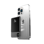 Juhtmeta magnetiline mobiilne toitepank LED-ekraaniga 2 &uuml;hes, Cyke Q9 Plus 10000mAh 20W