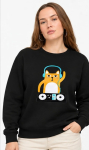 Standardne ja otsingumootoritele optimeeritud (SEO / E-pood) Pealkiri: Naiste must pusa "DJ Kass" &ndash;